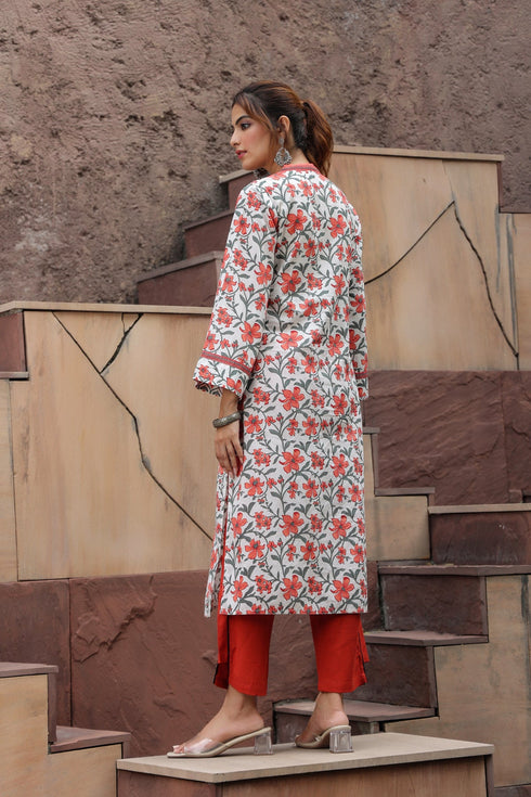 Women Floral Printed Kurta